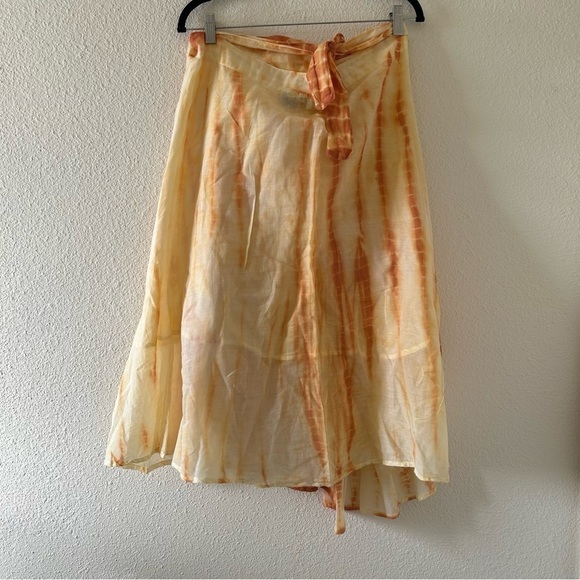 LAKHAY’S COLLECTION Wrap Tie Dye Skirt Fits Best Women Sz 30 - Picture 3 of 10